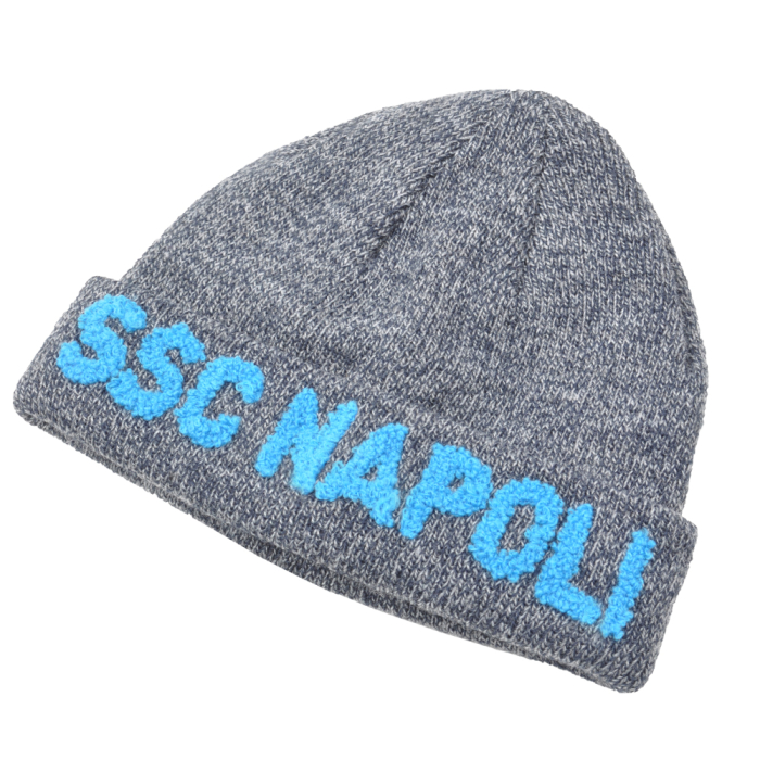 Cappello Skipper A Maglia Con Ricamo Baby 50%pc 50%pl Enzo Castellano Ssc Napoli - Imma Italy 2