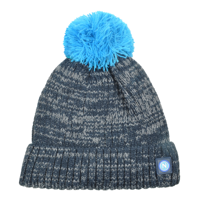 Cappello Ponpon Bicolore Baby 50%pc 50%co Enzo Castellano Ssc Napoli - Imma Italy