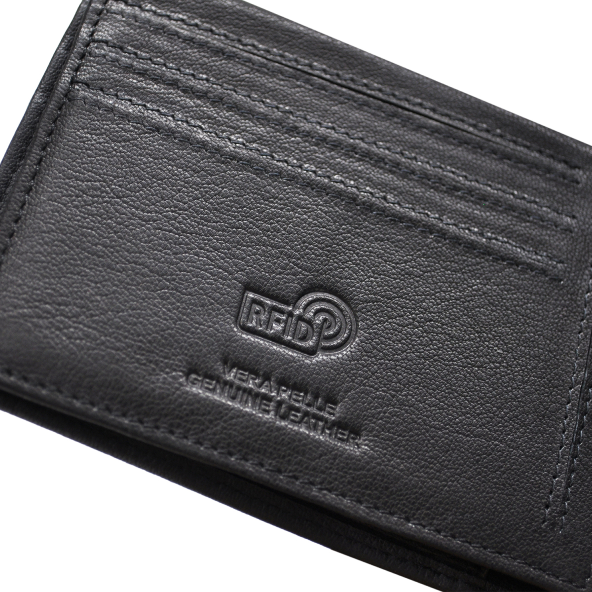 PORTAFOGLIO RFID 100%PELLE JUVENTUS
