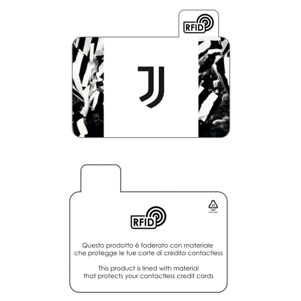 PORTAFOGLIO 100%PELLE JUVENTUS