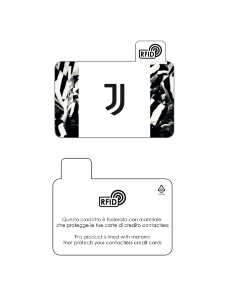 PORTAFOGLIO 100%PELLE JUVENTUS