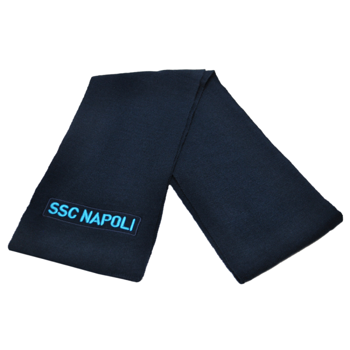 Sciarpa Maglia Con Ricamo 3d 100%pc Enzo Castellano Ssc Napoli - Imma Italy 2