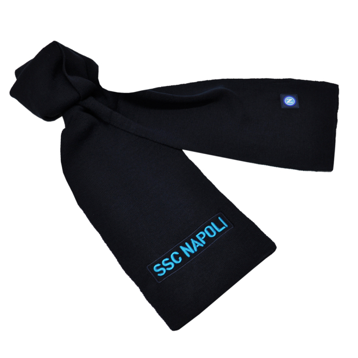 Sciarpa Maglia Con Ricamo 3d Junior 100%pc Enzo Castellano Ssc Napoli - Imma Italy 2