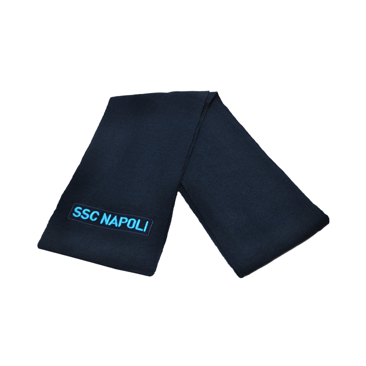 Sciarpa Maglia Con Ricamo 3d Junior 100%pc Enzo Castellano Ssc Napoli - Imma Italy