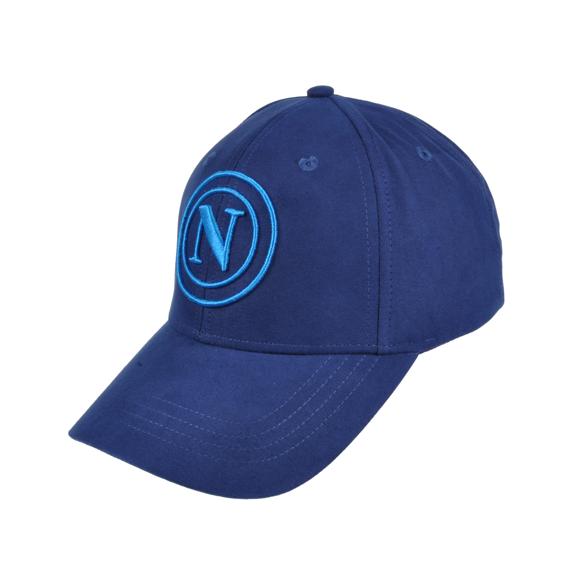 CAPPELLO BASEBALL ALCANTARA RICAMO AZZURRO 100%PL  Enzo Castellano SSC NAPOLI