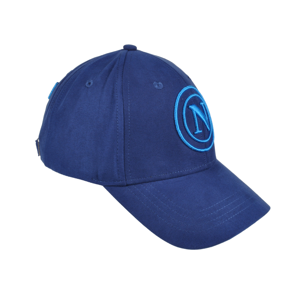 CAPPELLO BASEBALL ALCANTARA RICAMO AZZURRO 100%PL  Enzo Castellano SSC NAPOLI