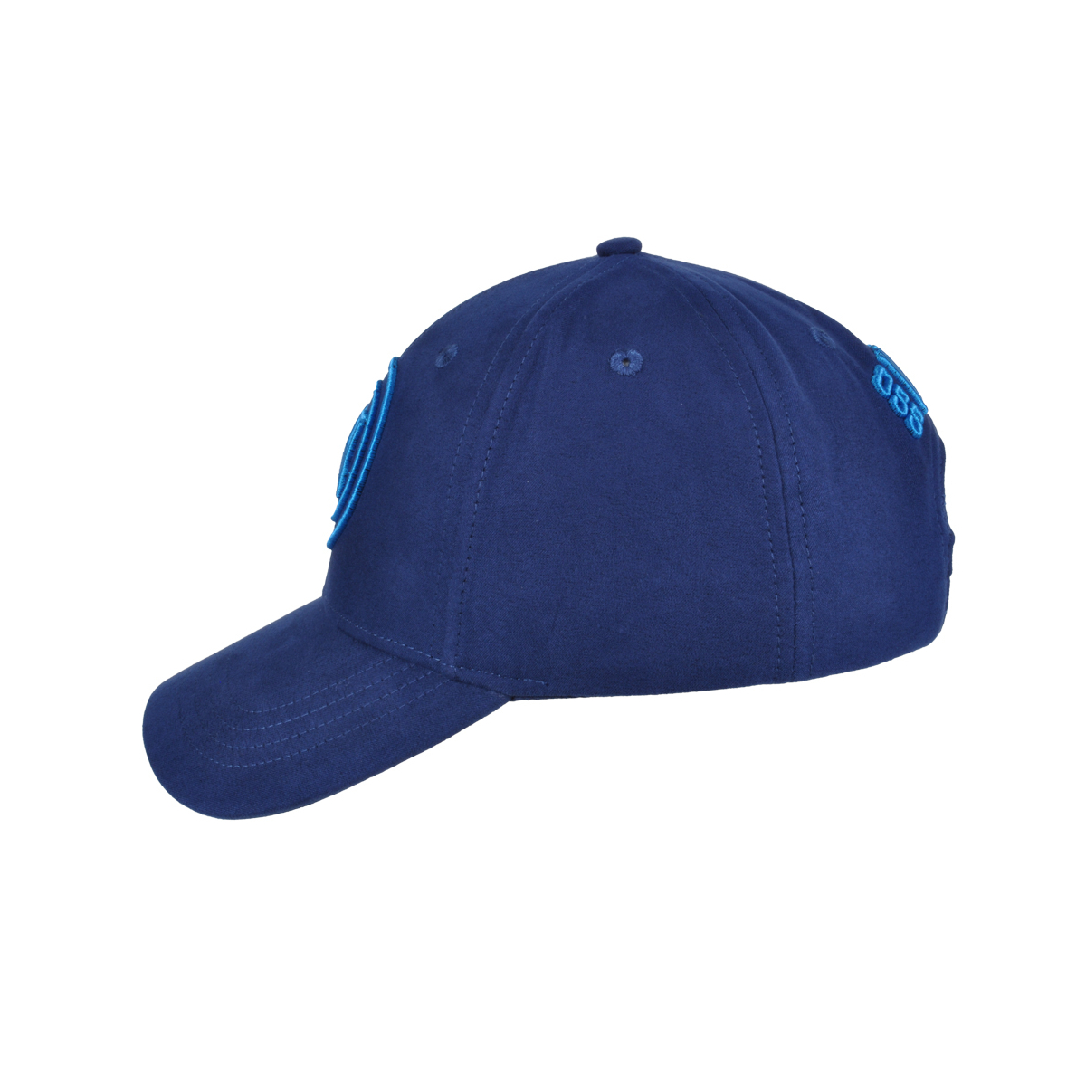 CAPPELLO BASEBALL ALCANTARA RICAMO AZZURRO 100%PL  Enzo Castellano SSC NAPOLI