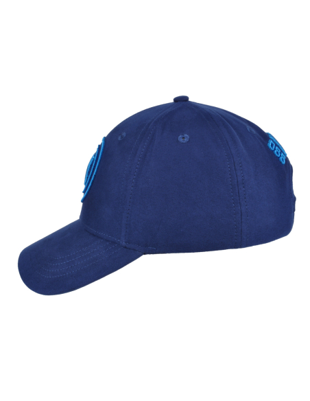 CAPPELLO BASEBALL ALCANTARA RICAMO AZZURRO 100%PL  Enzo Castellano SSC NAPOLI