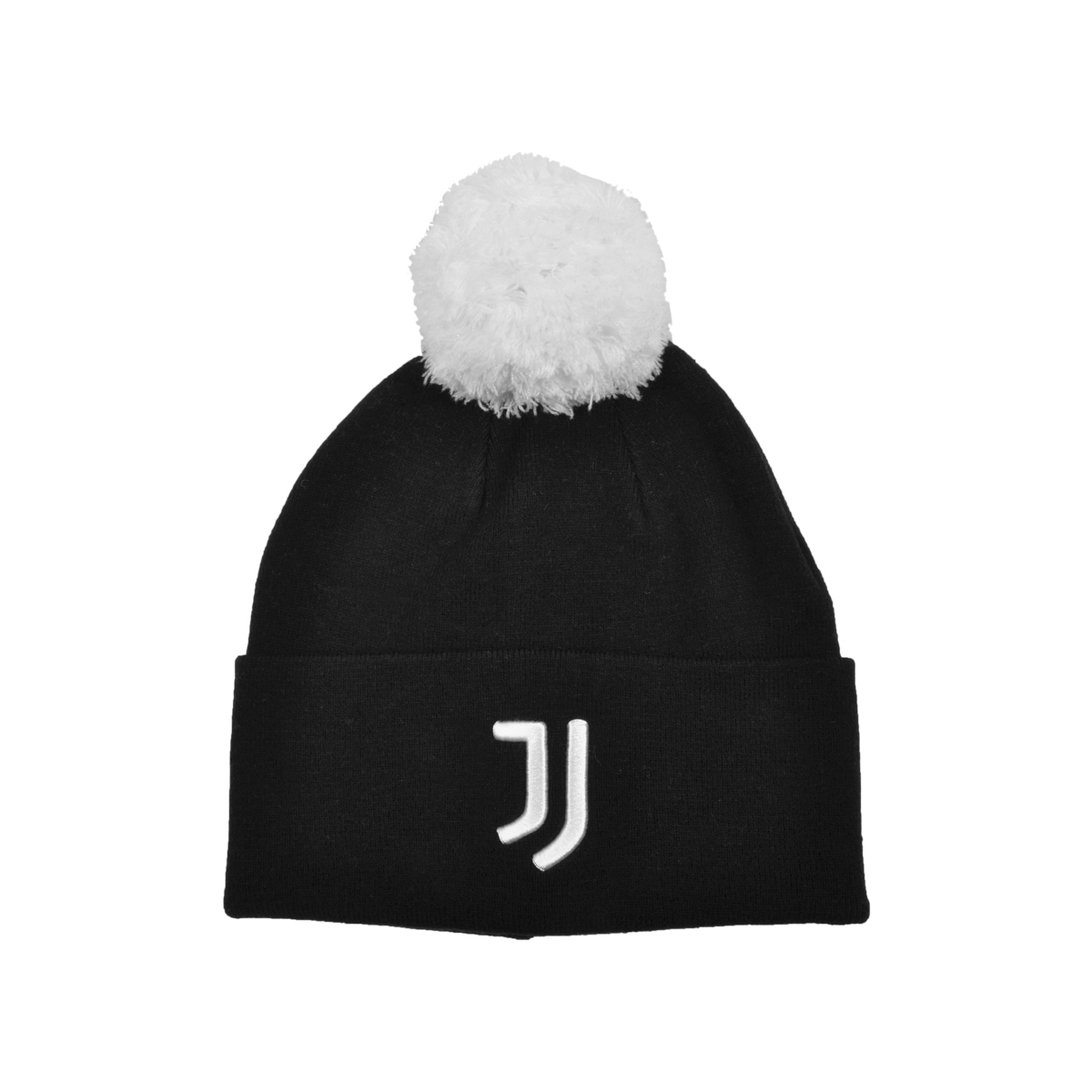 Cappello Nero Pon Pon Bianco Ric 52%vi 30%pl 18%pa Juve - Imma Italy