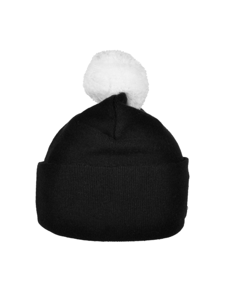 Cappello Nero Pon Pon Bianco Ric 52%vi 30%pl 18%pa Juve - Imma Italy