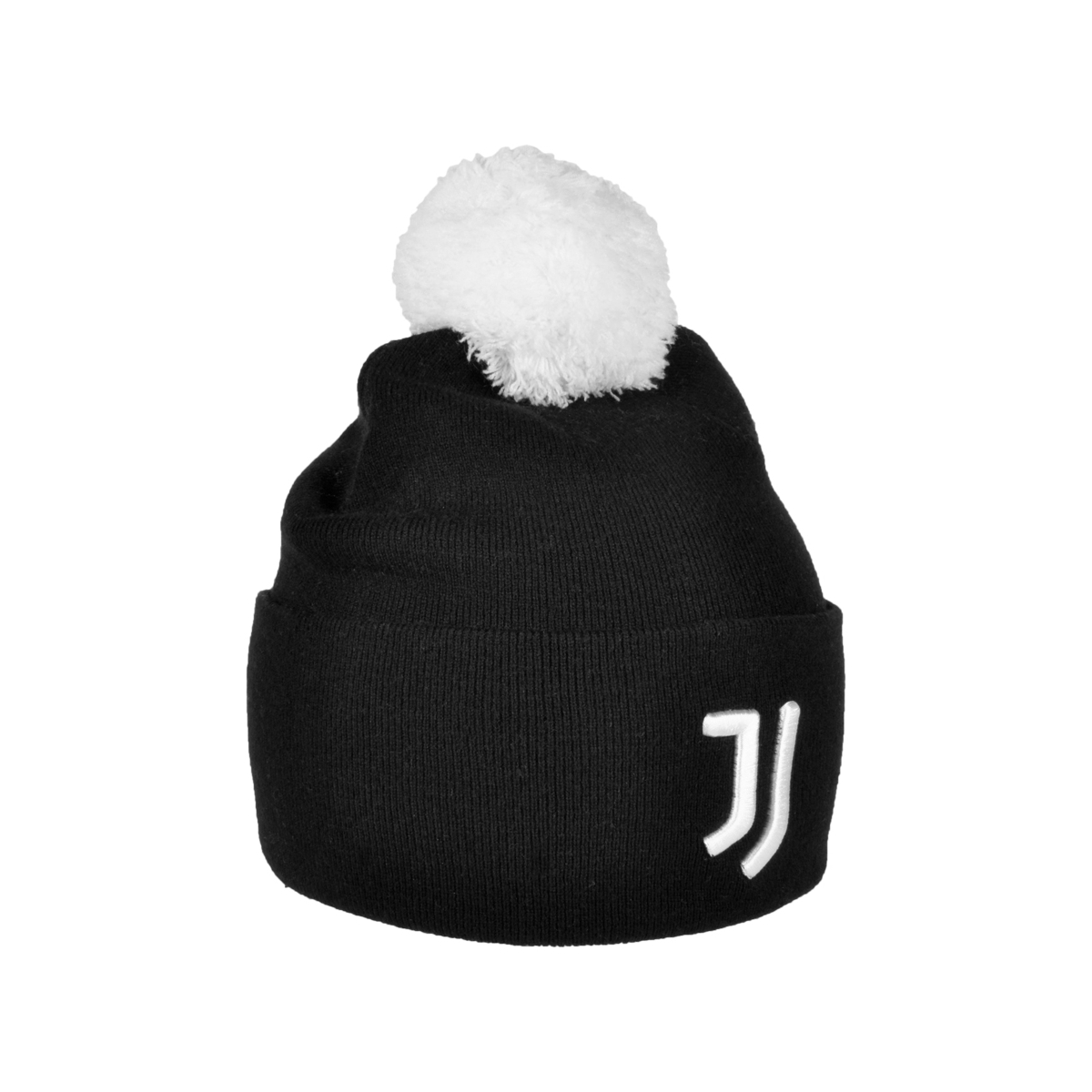 Cappello Nero Pon Pon Bianco Ric 52%vi 30%pl 18%pa Juve - Imma Italy