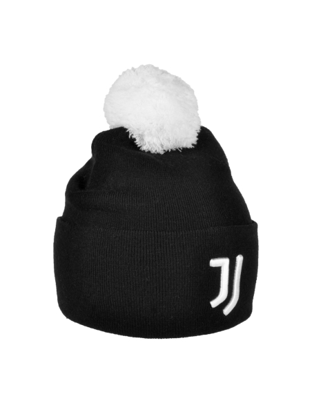 Cappello Nero Pon Pon Bianco Ric 52%vi 30%pl 18%pa Juve - Imma Italy