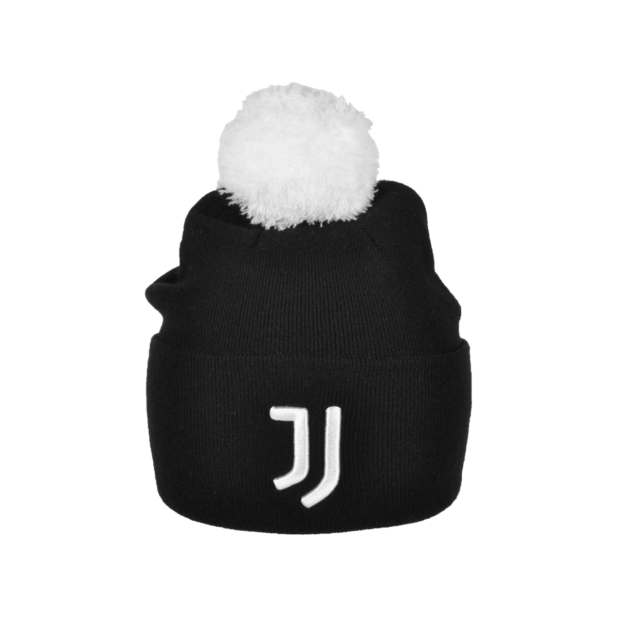 Cappello Nero Pon Pon Bianco Ric 52%vi 30%pl 18%pa Juve - Imma Italy