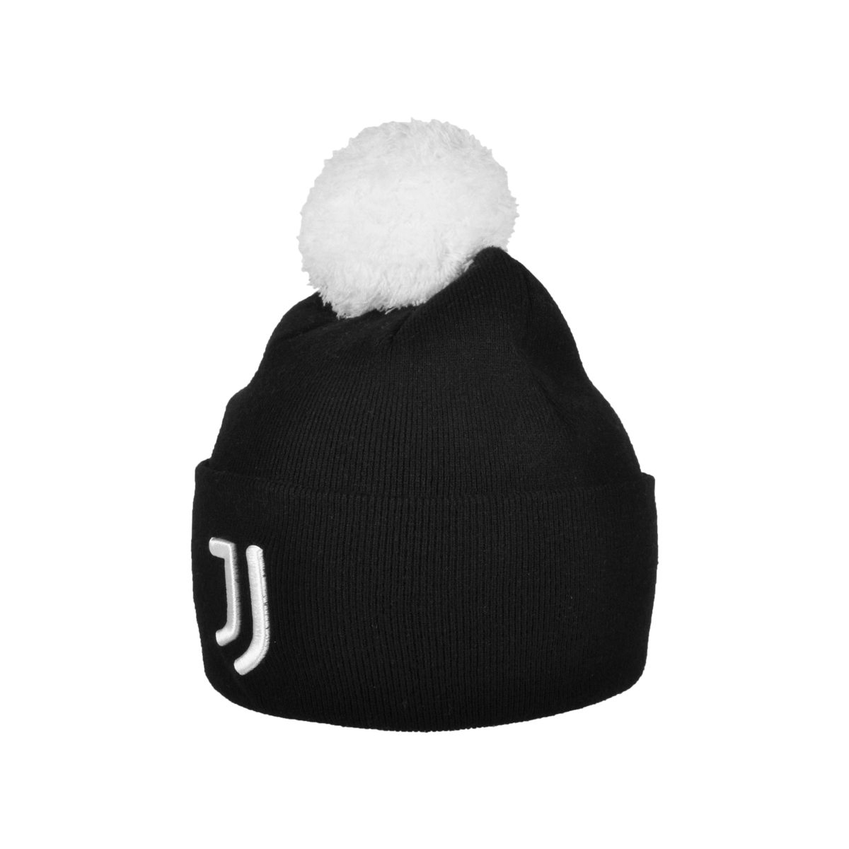 Cappello Nero Pon Pon Bianco Ric 52%vi 30%pl 18%pa Juve - Imma Italy