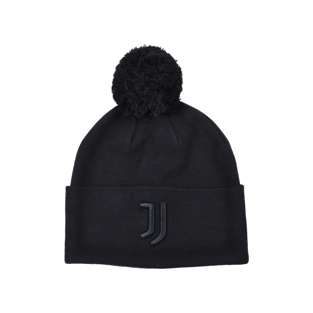 Cappello Nero Pon Pon Nero Ric 52%vi 30%pl 18%pa Juve - Imma Italy