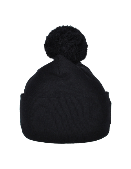Cappello Nero Pon Pon Nero Ric 52%vi 30%pl 18%pa Juve - Imma Italy