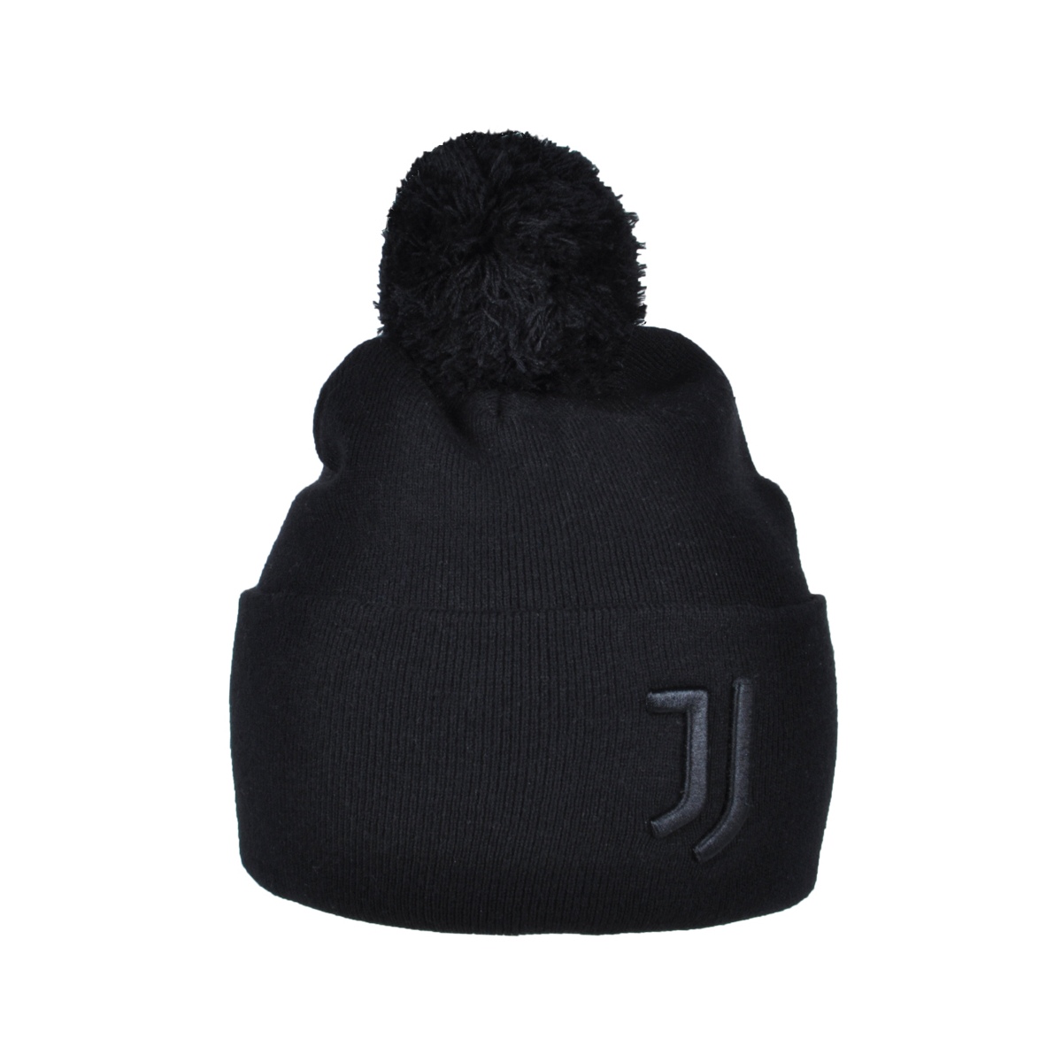 Cappello Nero Pon Pon Nero Ric 52%vi 30%pl 18%pa Juve - Imma Italy