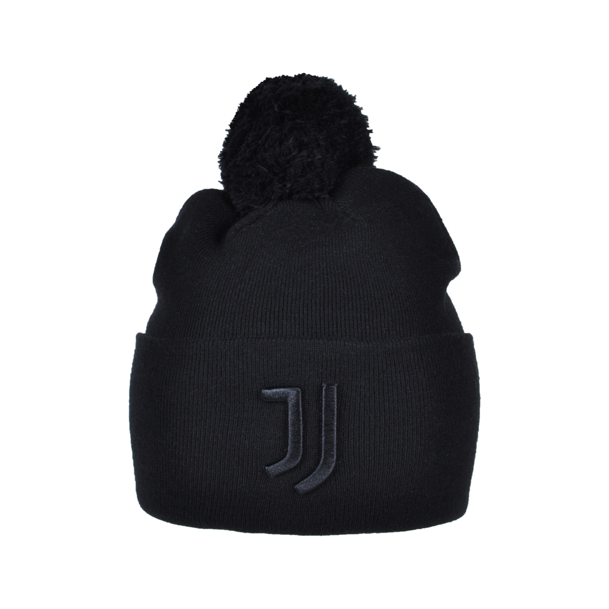 Cappello Nero Pon Pon Nero Ric 52%vi 30%pl 18%pa Juve - Imma Italy