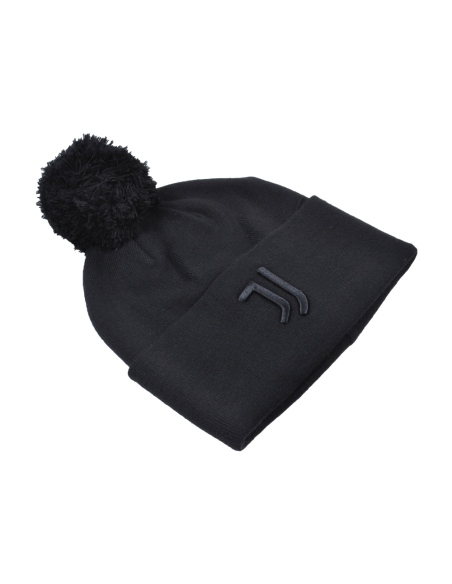 Cappello Nero Pon Pon Nero Ric 52%vi 30%pl 18%pa Juve - Imma Italy