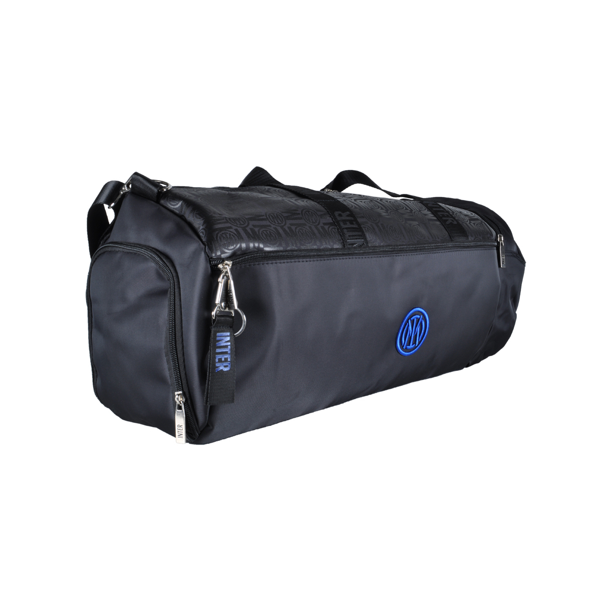 Borsone Stampato Nero Ric Blue 100% Pl Inter - Imma Italy