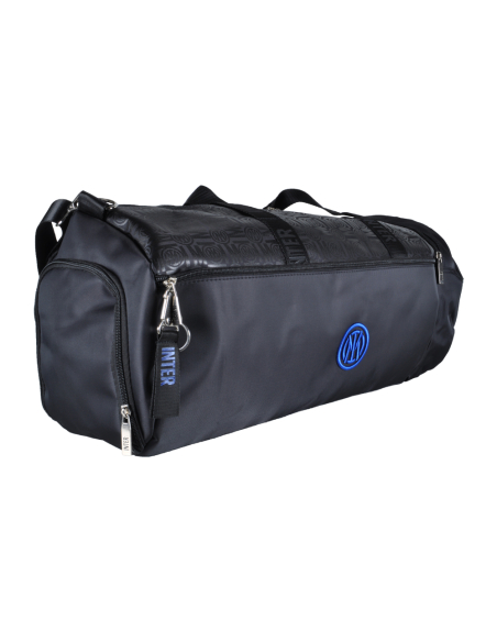 Borsone Stampato Nero Ric Blue 100% Pl Inter - Imma Italy