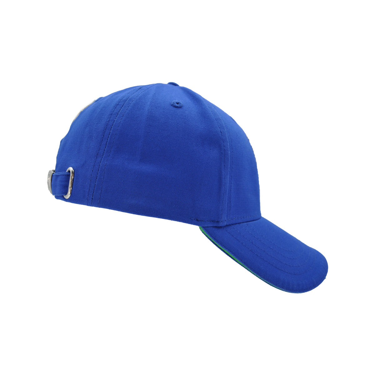 CAPPELLO BASEBALL AZZURRO CON RICAMO 100%CO ITALIA