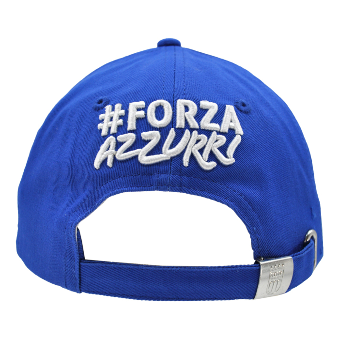 CAPPELLO BASEBALL AZZURRO CON RICAMO 100%CO ITALIA 2