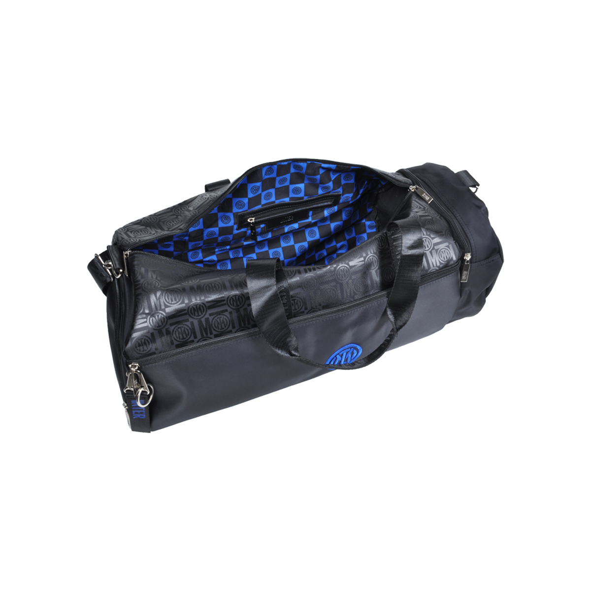 Borsone Stampato Nero Ric Blue 100% Pl Inter - Imma Italy
