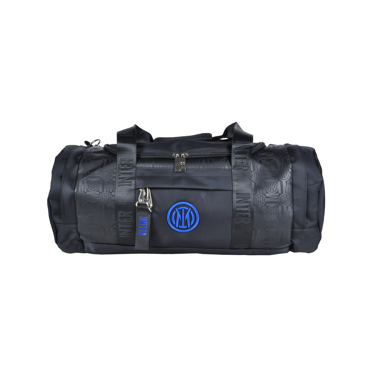 Borsone Stampato Nero Ric Blue 100% Pl Inter - Imma Italy