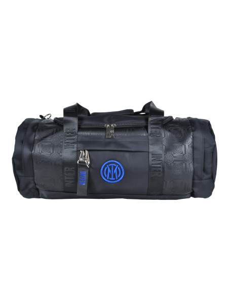 Borsone Stampato Nero Ric Blue 100% Pl Inter - Imma Italy