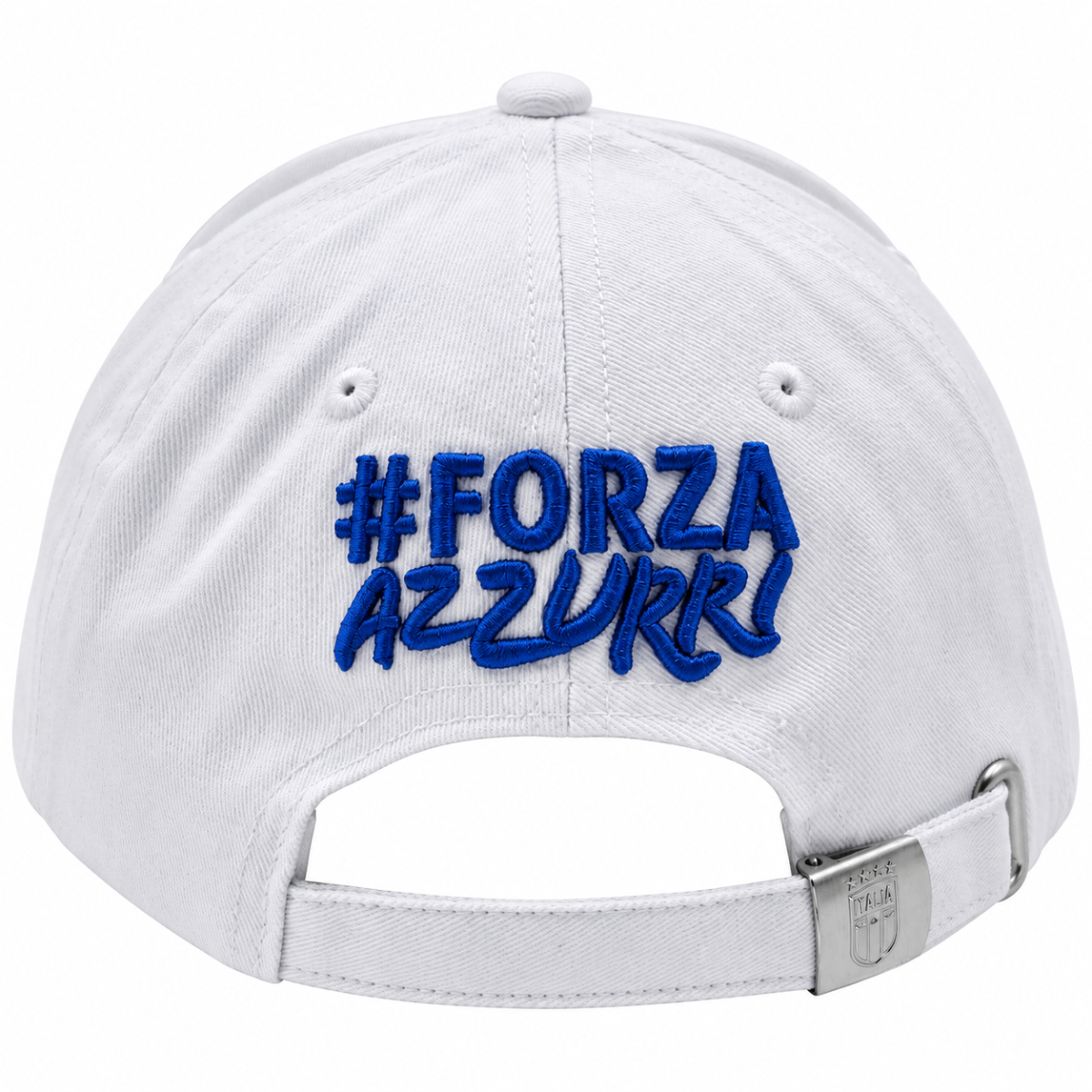 CAPPELLO BASEBALL BIANCO CON RICAMO 100%CO ITALIA