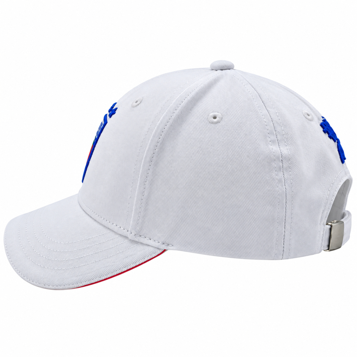 CAPPELLO BASEBALL BIANCO CON RICAMO 100%CO ITALIA