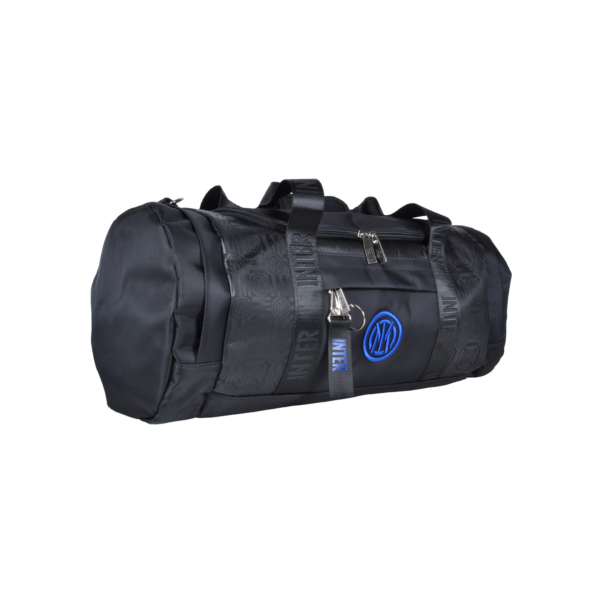 Borsone Stampato Nero Ric Blue 100% Pl Inter - Imma Italy