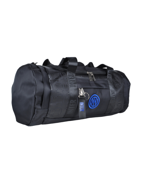 Borsone Stampato Nero Ric Blue 100% Pl Inter - Imma Italy