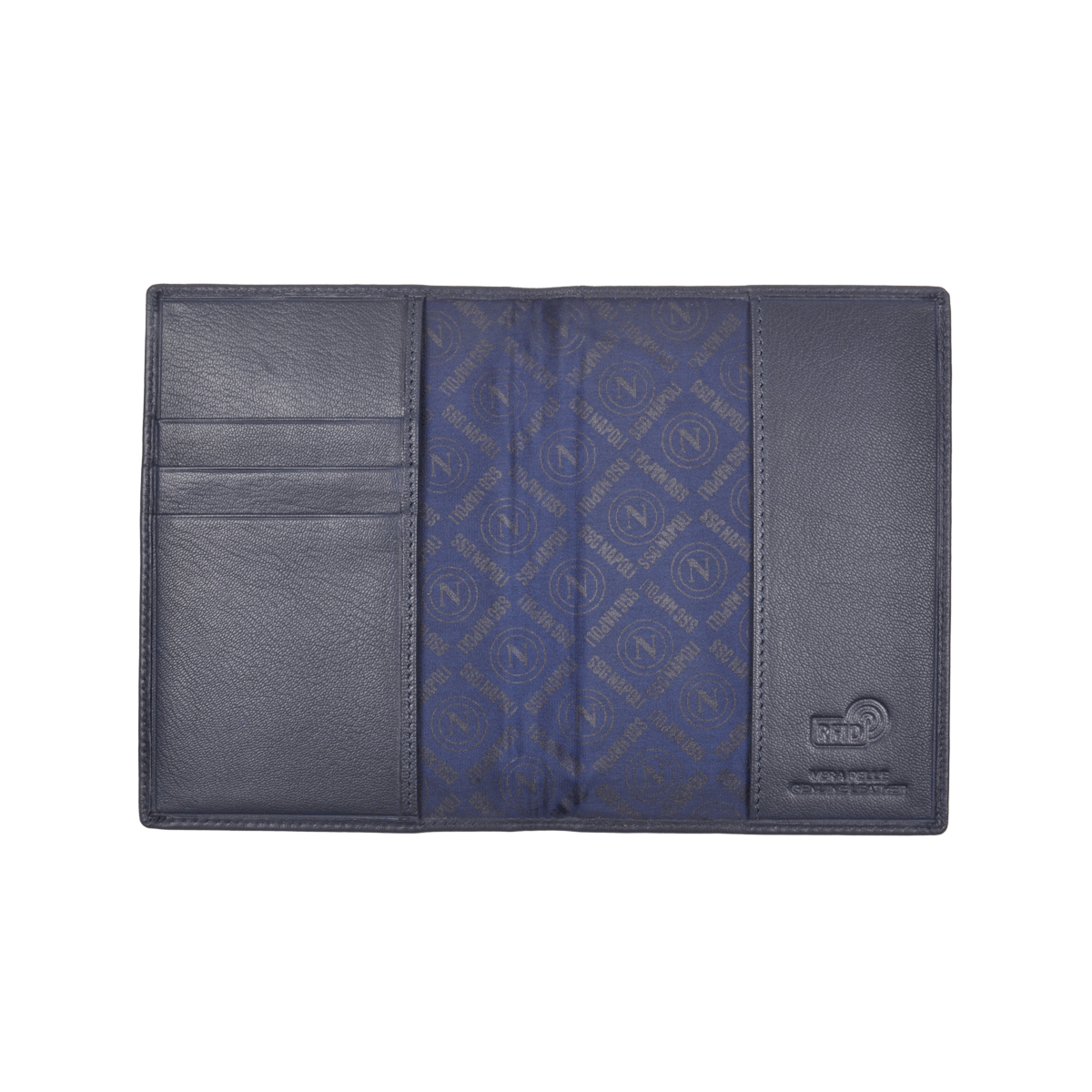 PORTAPASSAPORTO RFID 100%PELLE SSC NAPOLI