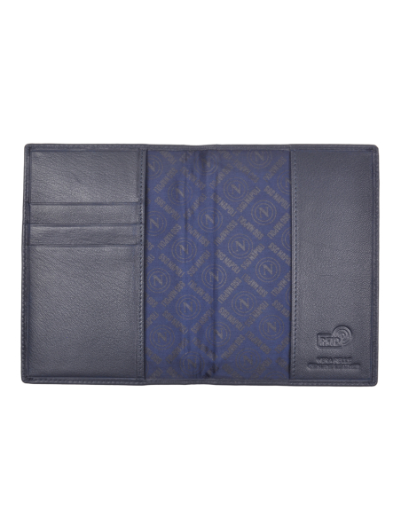 PORTAPASSAPORTO RFID 100%PELLE SSC NAPOLI