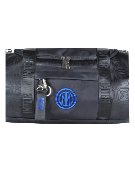 Borsone Stampato Nero Ric Blue 100% Pl Inter - Imma Italy