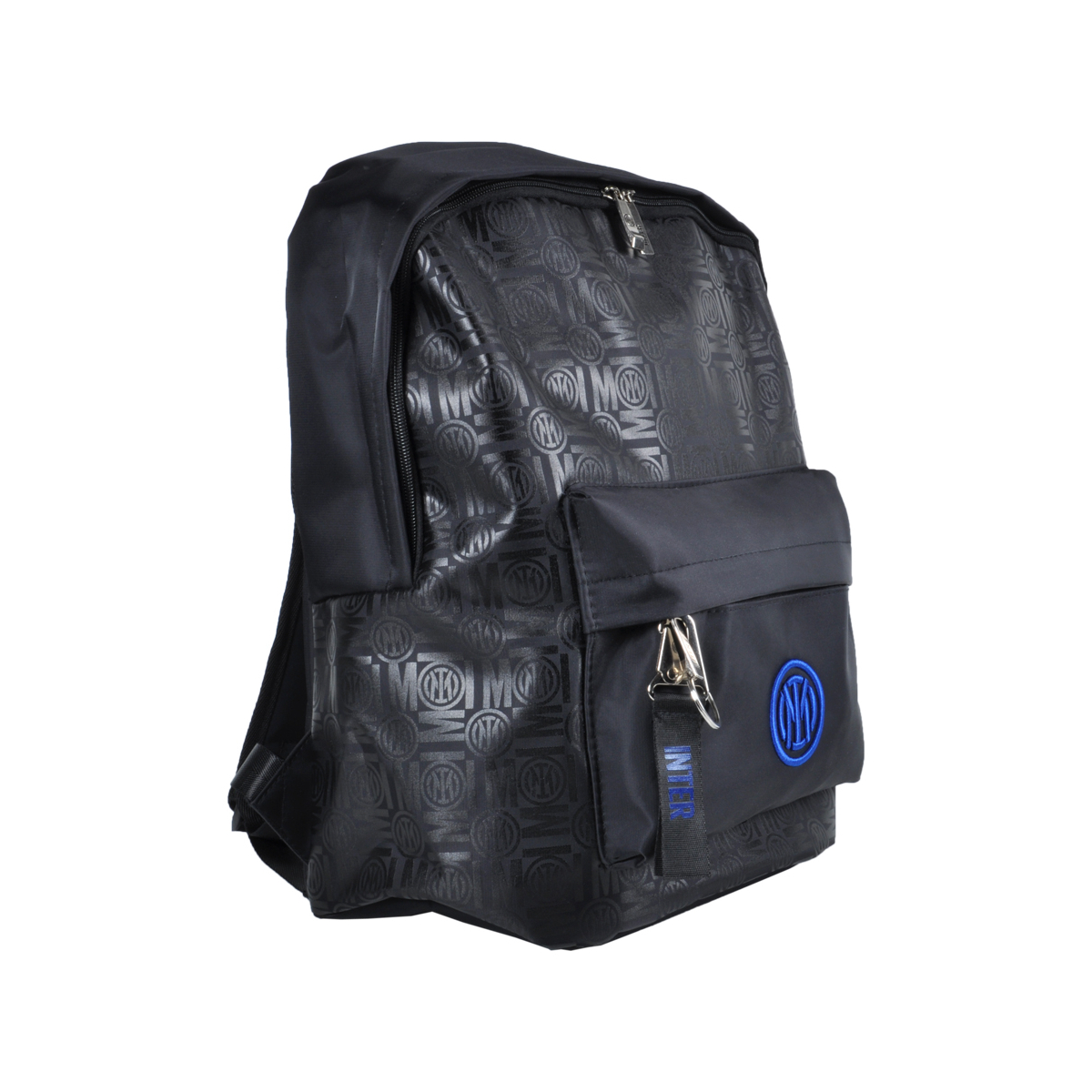 Borsa Zaino Stampato Nero Ric Blue 100% Pl Inter - Imma Italy