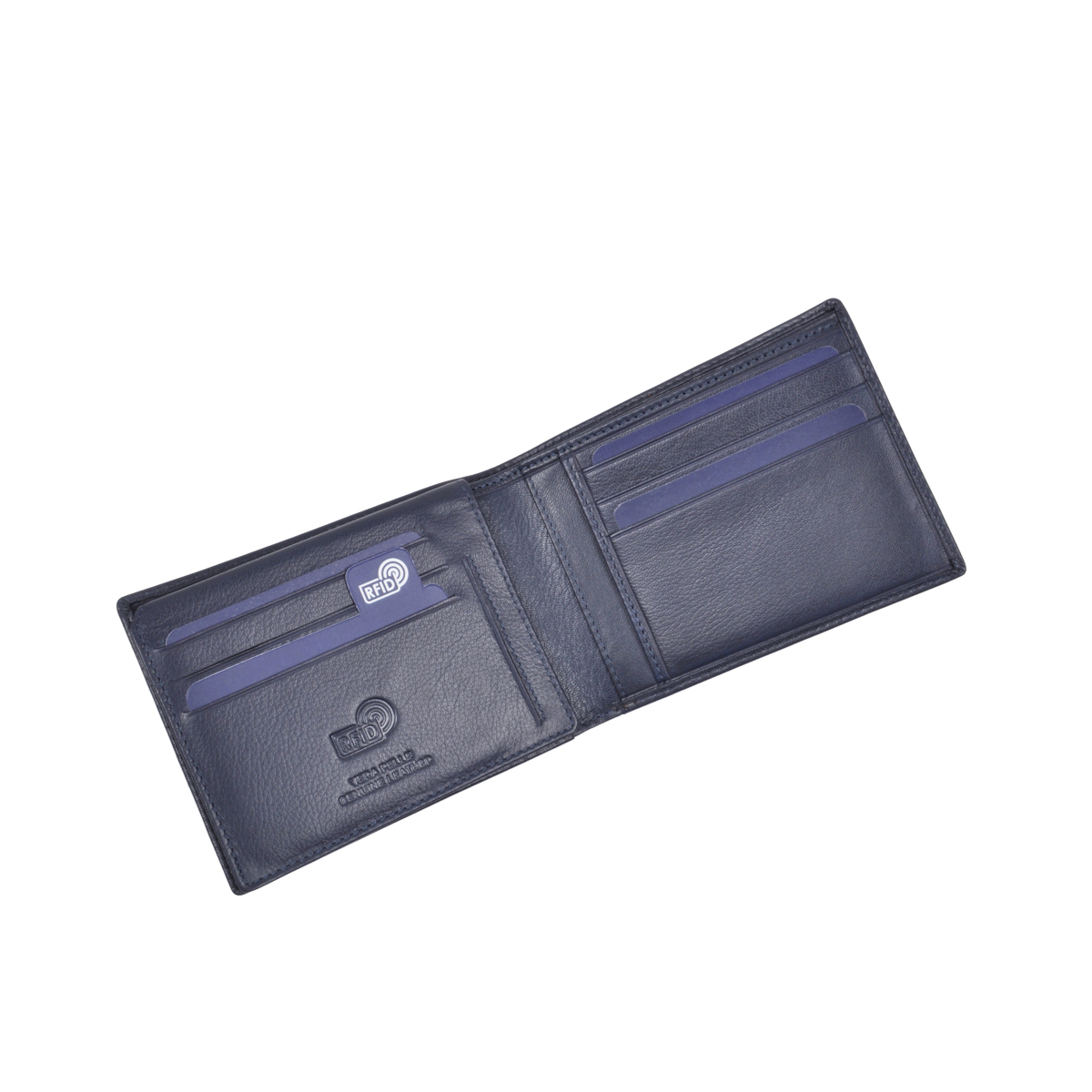 PORTAFOGLIO RFID SLIM 100%PELLE SSC NAPOLI