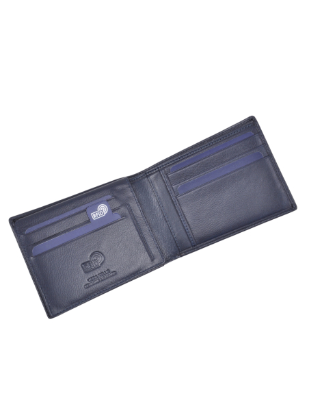 PORTAFOGLIO RFID SLIM 100%PELLE SSC NAPOLI