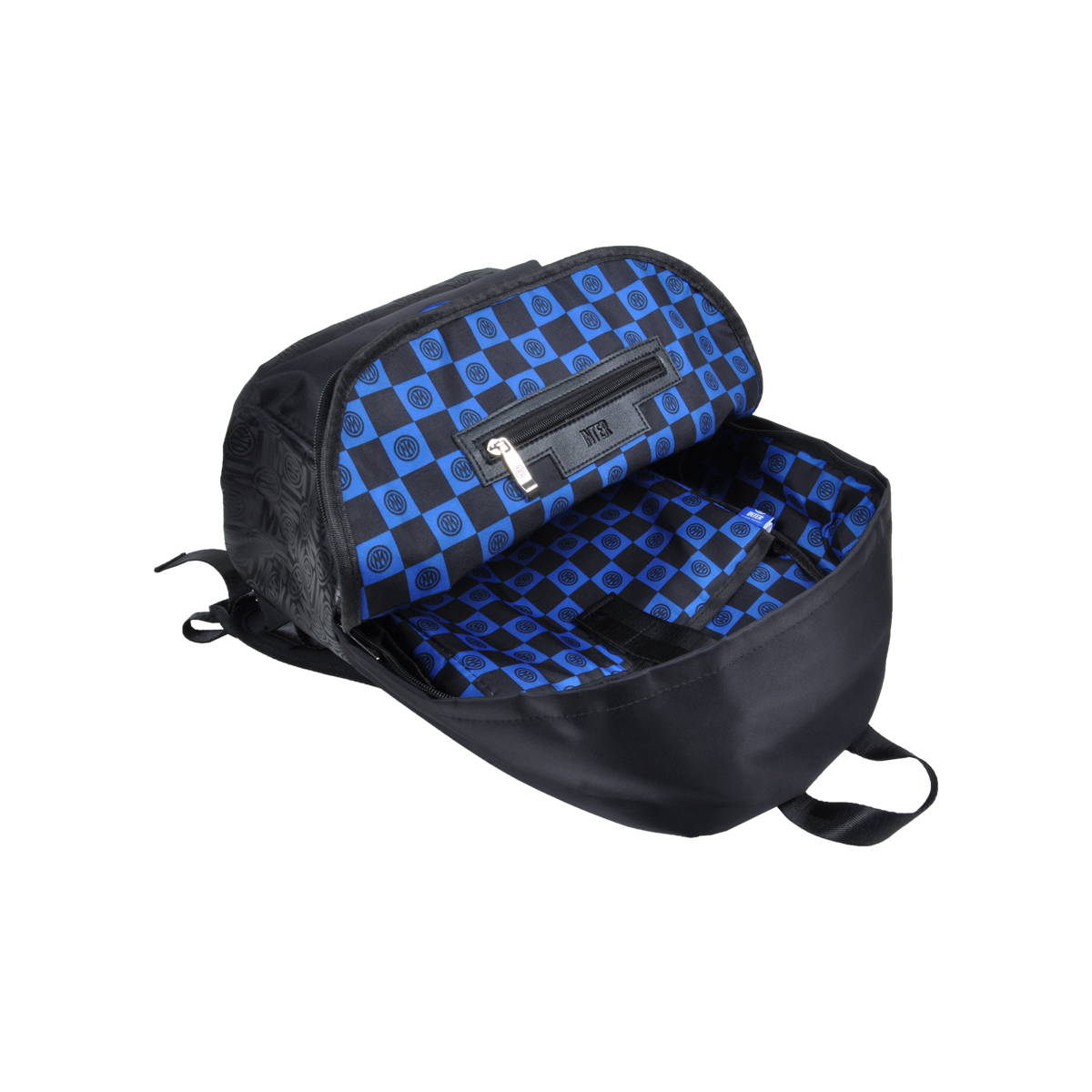 Borsa Zaino Stampato Nero Ric Blue 100% Pl Inter - Imma Italy