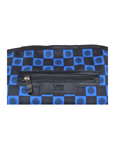 Borsa Zaino Stampato Nero Ric Blue 100% Pl Inter - Imma Italy