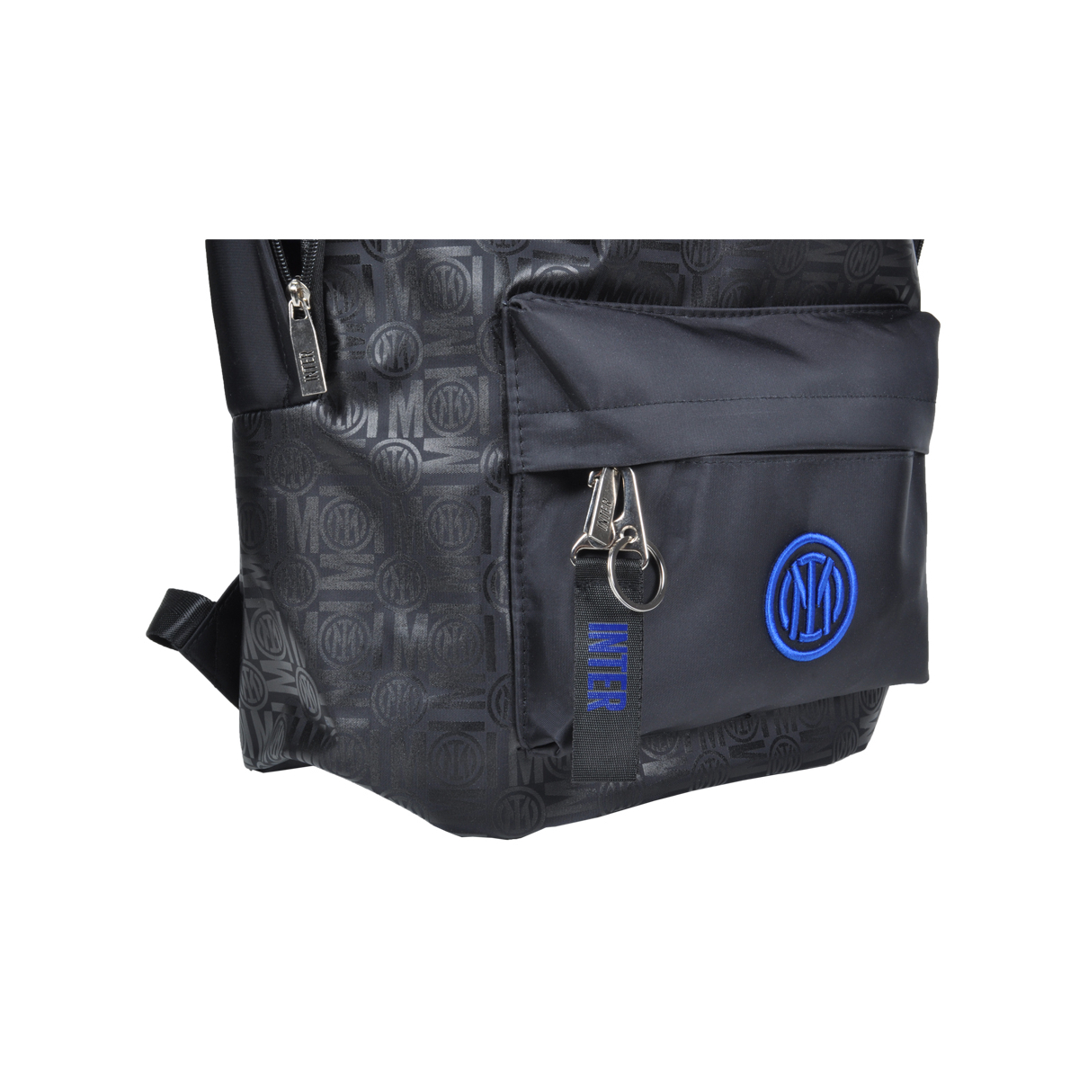 Borsa Zaino Stampato Nero Ric Blue 100% Pl Inter - Imma Italy