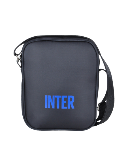 Borsello Grande Nero Ric Blue 100% Pl Inter - Imma Italy