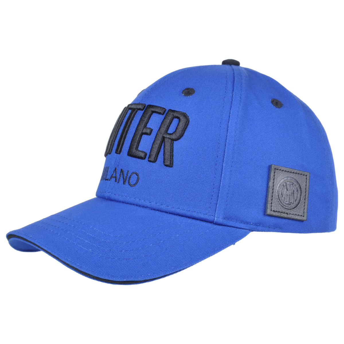 Cappello Baseball Junior Ricamo E Patch Pelle Royal 100%co Inter - Imma Italy