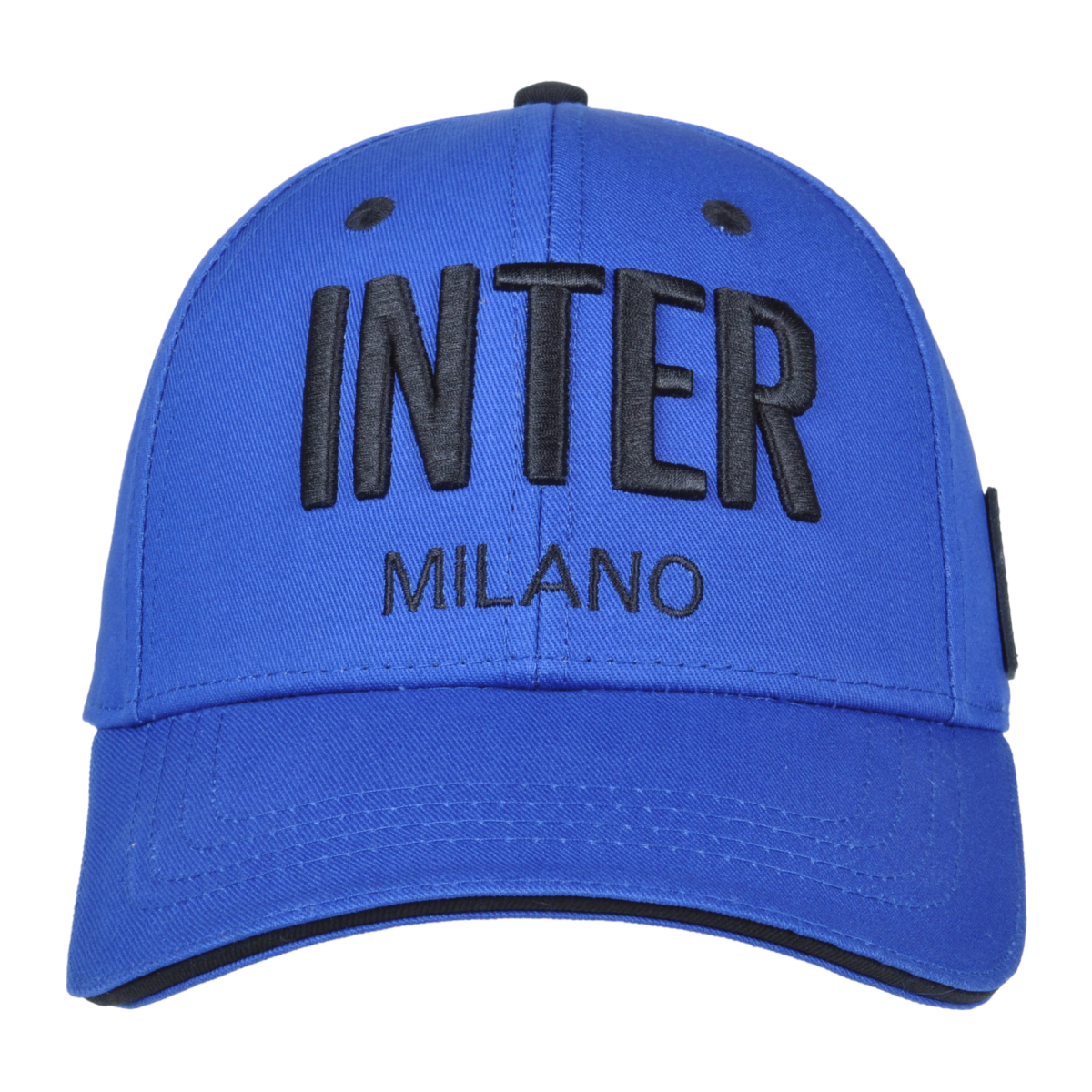 Cappello Baseball Adulto Ricamo E Patch Pelle Royal 100%co Inter - Imma Italy