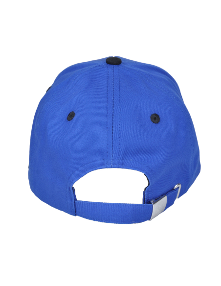 Cappello Baseball Adulto Ricamo E Patch Pelle Royal 100%co Inter - Imma Italy