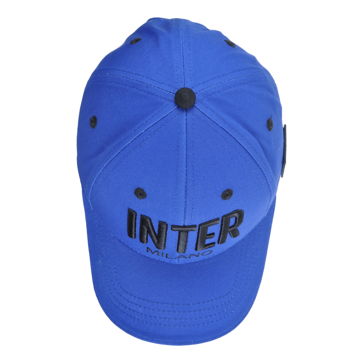 Cappello Baseball Adulto Ricamo E Patch Pelle Royal 100%co Inter - Imma Italy