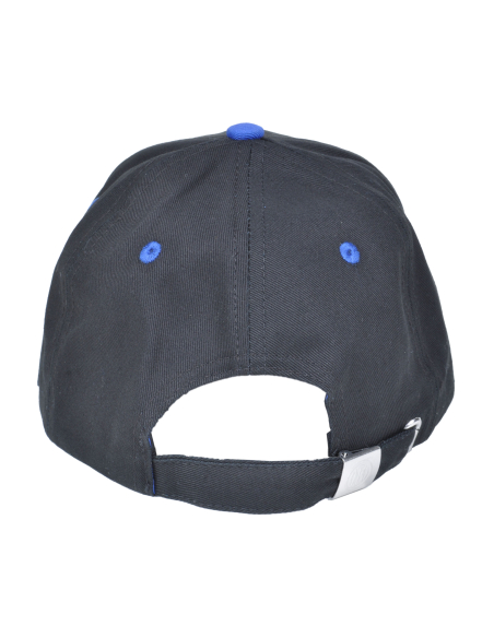Cappello Baseball Junior Ricamo E Patch Pelle Nero 100%co Inter - Imma Italy