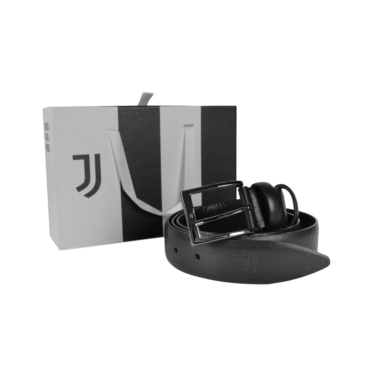 Cintura Classica 100%pelle Made In Italy Juventus In Box 105/120 - Imma Italy